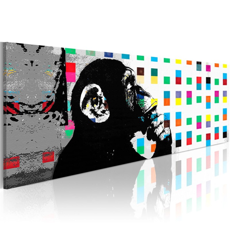 Obraz - Banksy: The Thinker Monkey