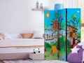 Parawan 3-częściowy - Szczęśliwe dzieci [Room Dividers]