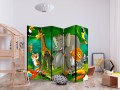 Parawan 5-częściowy - Kolorowe safari II [Room Dividers]