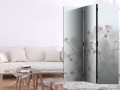 Parawan 3-częściowy - Białe kwiaty [Room Dividers]