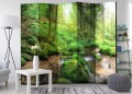 Parawan 5-częściowy - Wilgotny Las II [Room Dividers]