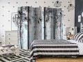 Parawan 5-częściowy - Rustykalne deski II [Room Dividers]