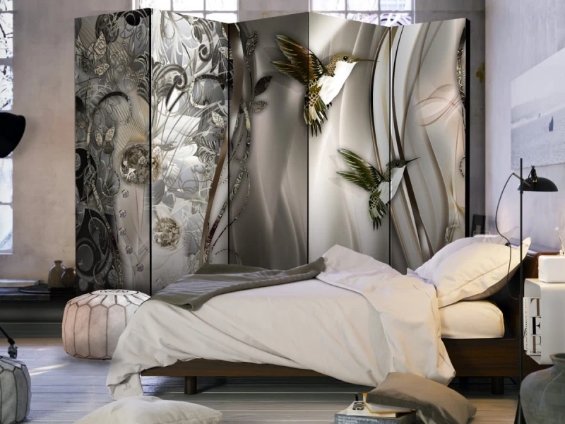 Parawan 5-częściowy - Źródło kryształów II [Room Dividers]