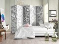 Parawan 5-częściowy - Kwiaty w kryształy II [Room Dividers]