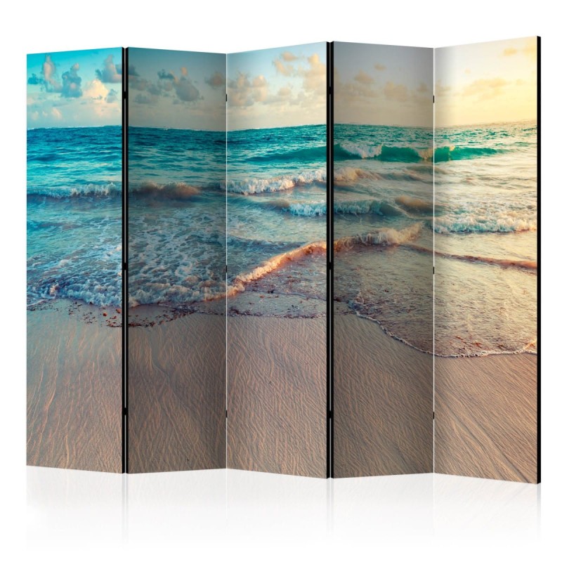Parawan 5-częściowy - Plaża w Punta Cana II [Room Dividers]