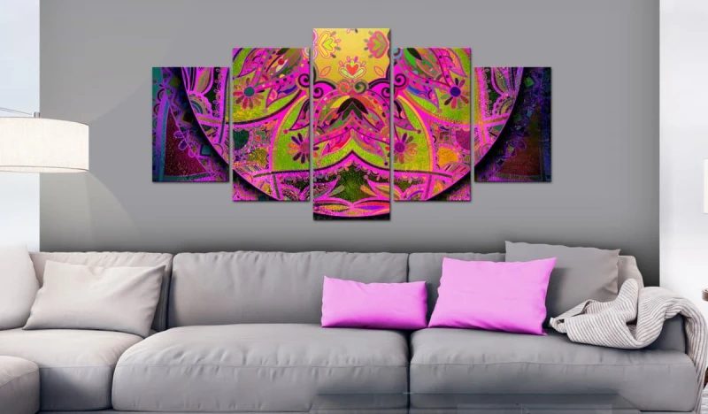 Obraz - Mandala: Różowa moc