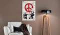 Obraz - Soldiers Painting Peace by Banksy