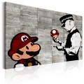 Obraz - Banksy na betonie