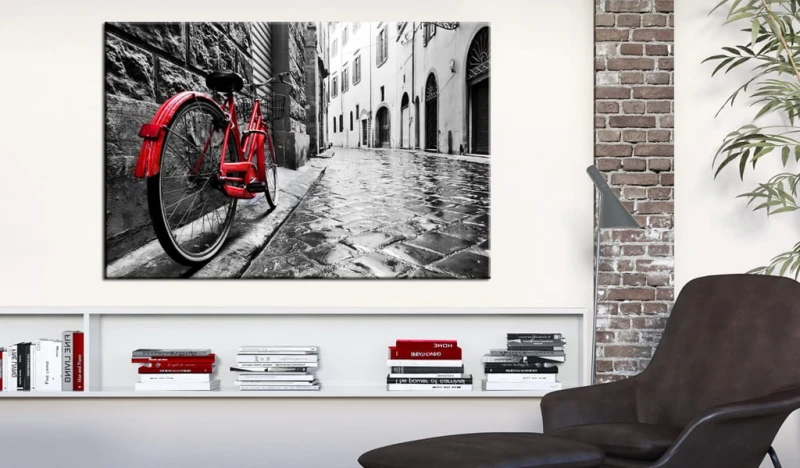 Obraz - Vintage Red Bike