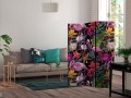 Parawan 3-częściowy - Kolorowa egzotyka [Room Dividers]