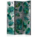 Parawan 3-częściowy - Modernistyczna dżungla [Room Dividers]