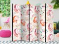 Parawan 5-częściowy - Pastelowe jednorożce II [Room Dividers]