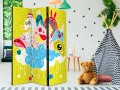 Parawan 3-częściowy - Wesołe stwory [Room Dividers]