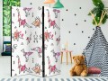 Parawan 3-częściowy - Dinozaury origami [Room Dividers]