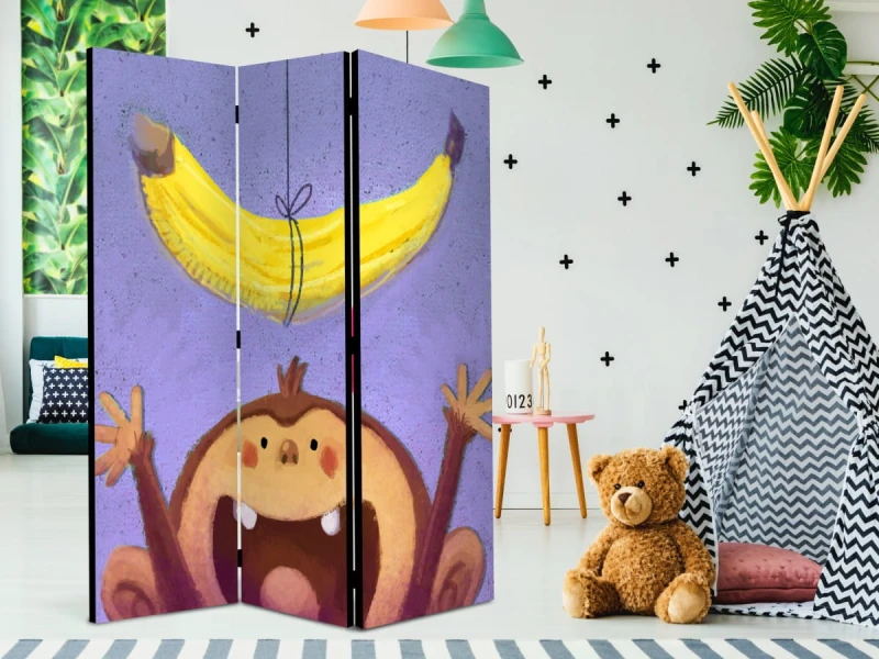 Parawan 3-częściowy - Bananana [Room Dividers]