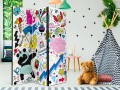Parawan 3-częściowy - Energiczna panda [Room Dividers]
