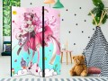 Parawan 3-częściowy - Czarodziejka Miko [Room Dividers]