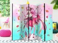 Parawan 5-częściowy - Czarodziejka Miko II [Room Dividers]