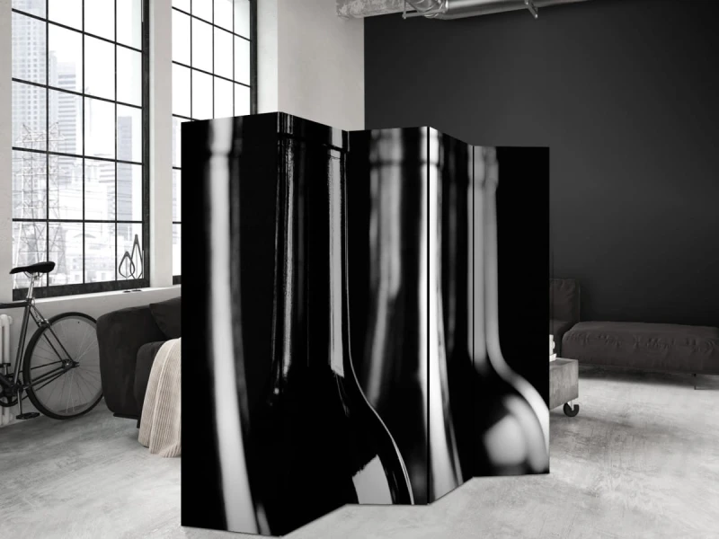 Parawan 5-częściowy - Butelki do wina II [Room Dividers]