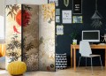 Parawan 3-częściowy - Rybi taniec [Room Dividers]