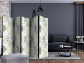 Parawan 5-częściowy - Zielone łezki II [Room Dividers]