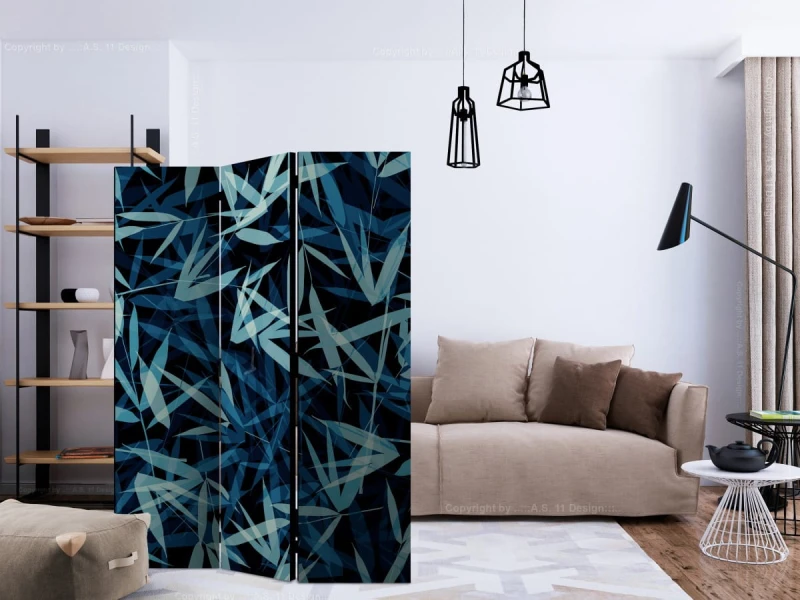Parawan 3-częściowy - Dzika natura nocą [Room Dividers]