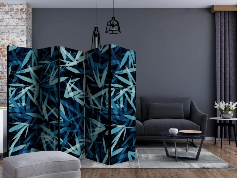 Parawan 5-częściowy - Dzika natura nocą II [Room Dividers]