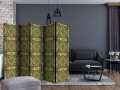 Parawan 5-częściowy - Malachitowa mozaika II [Room Dividers]