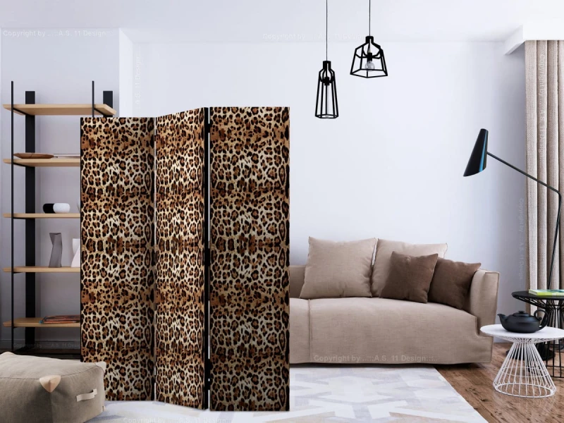 Parawan 3-częściowy - Motyw zwierzęcy [Room Dividers]