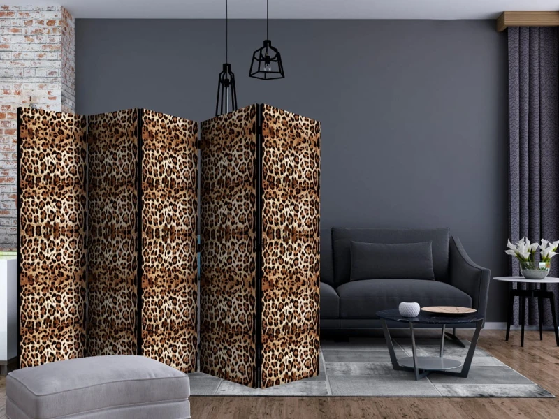 Parawan 5-częściowy - Motyw zwierzęcy II [Room Dividers]