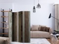 Parawan 3-częściowy - Drewniany wachlarz [Room Dividers]
