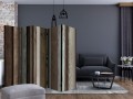 Parawan 5-częściowy - Drewniany wachlarz II [Room Dividers]