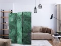 Parawan 3-częściowy - Szmaragdowe wspomnienie [Room Dividers]