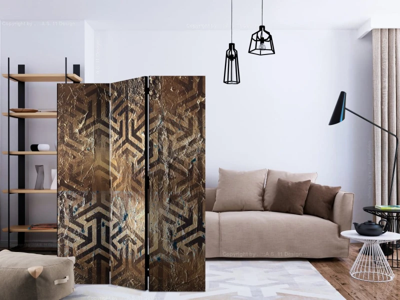 Parawan 3-częściowy - Labirynt Minotaura [Room Dividers]