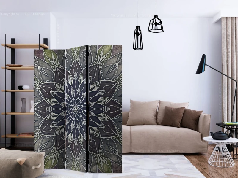 Parawan 3-częściowy - Cesarski wzór [Room Dividers]