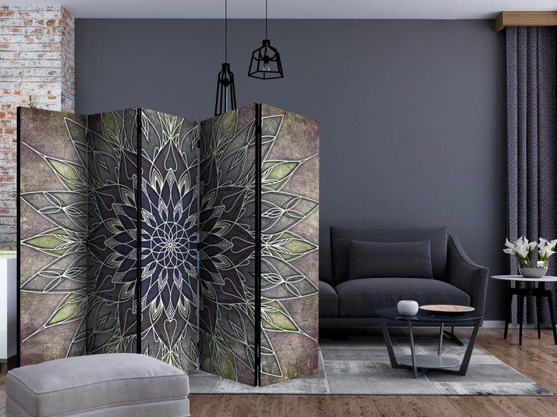 Parawan 5-częściowy - Cesarski wzór II [Room Dividers]