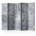 Parawan 5-częściowy - Przymglona mandala II [Room Dividers]